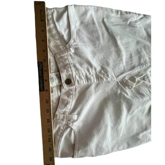 🌸4/$50🌸 Y2K Vintage Gap Long and Lean Flare White Jeans - Picture 9 of 12